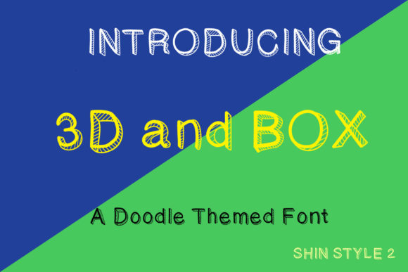 3D and Box: A Bold Display Font for Editorial Impact