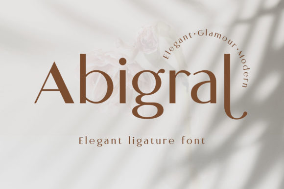 Abigral: A Stylish Sans Serif Font for Crafters and Product Designers