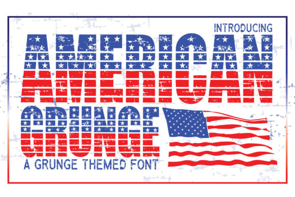 American Grunge: A Bold Display Font That Elevates Small Business Branding