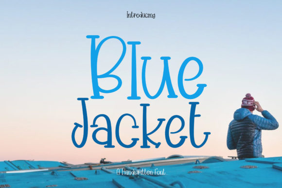 Blue Jacket: A Cute Display Font for Playful Branding Projects