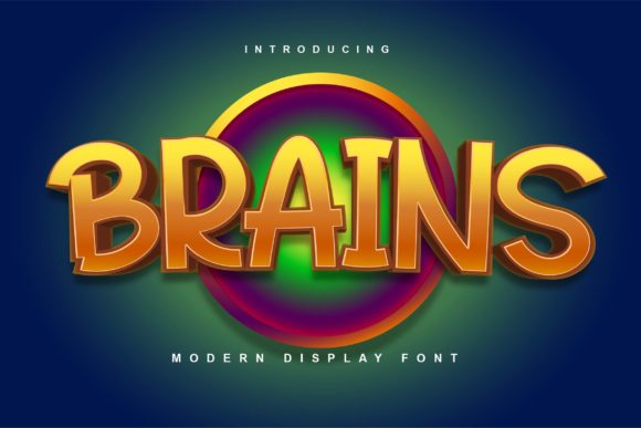 Brains: A Display Font That Makes Campaigns Feel Cheerful and Cohesive