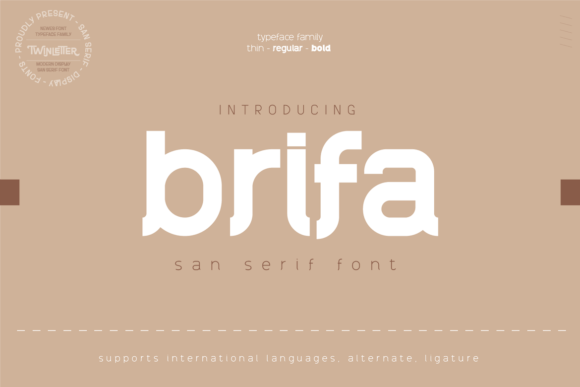 Brifa: The Bold Sans Serif Font That Elevates Handmade Branding