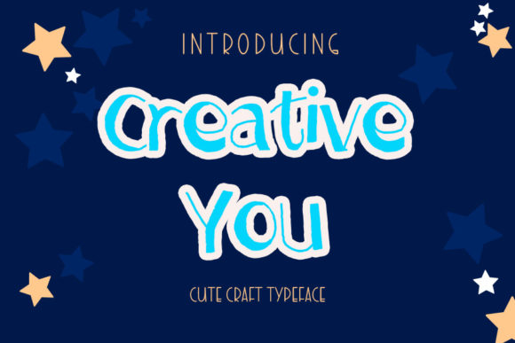 Creative You: A Joyful Display Font for Modern Editorial Design