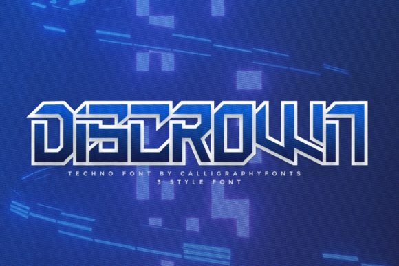 Discrown: A Futuristic Sans Serif Font for Bold Branding