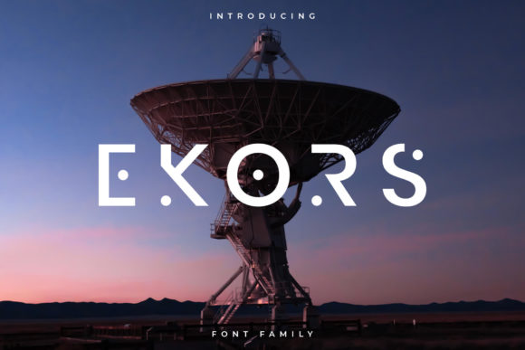 Ekors: A Futuristic Display Font That Elevates Web Design
