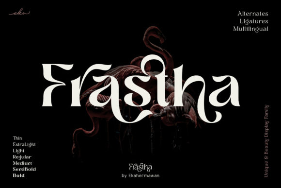 Frastha Font: Cultural Display Typography for Web Design