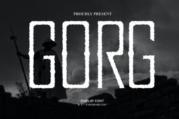 Gorg: A Craft Maker’s Best Friend in Display Fonts