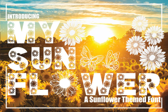 My Sunflower: A Display Font That Brings Spring to Branding Projects
