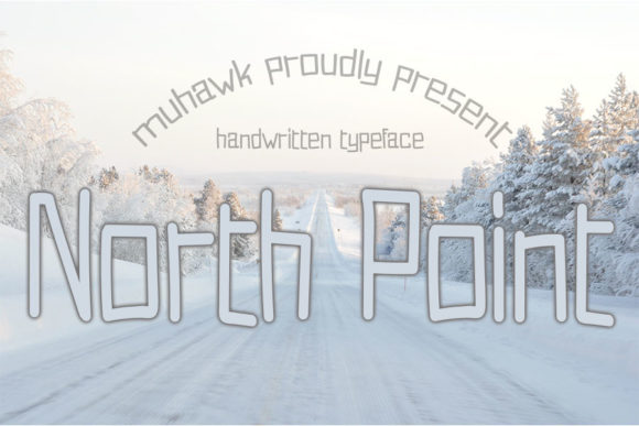 North Point: A Robotic Display Font That Elevates Modern Web Design