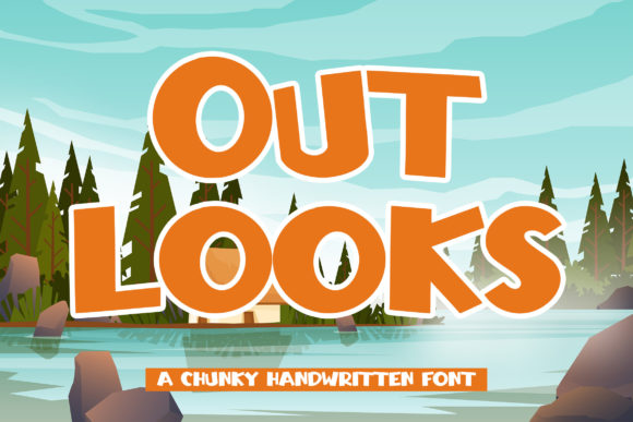 Outlooks: A Joyful Display Font That Elevates Small Business Branding