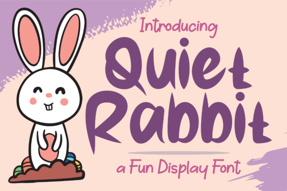 Quiet Rabbit: A Sweet Display Font for Web Design and Digital Branding