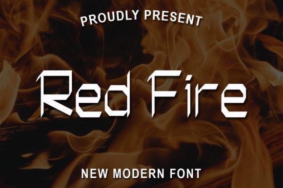 Red Fire Font: A Designer’s Take on Techno Display Type