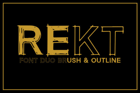 Rekt: How a Bold Display Font Can Elevate Your Campaign Visuals