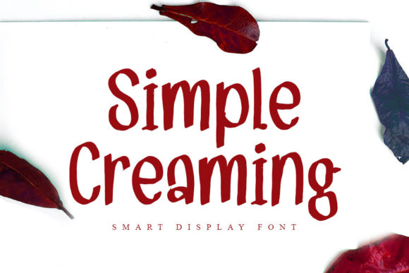 Simple Creaming Font for Clean Editorial Design