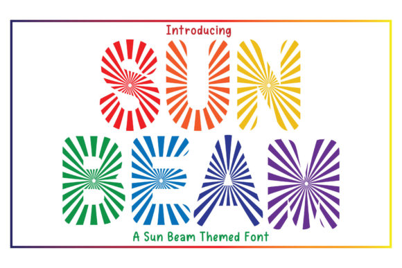 Sun Beam: A Display Font That Elevates Small Business Branding