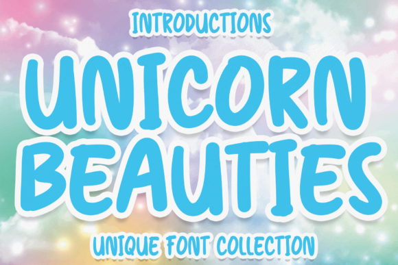 Unicorn Beauties: A Playful Display Font for Web Design Projects