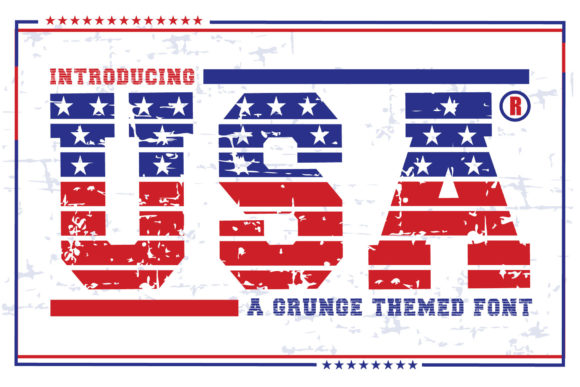 Usa Grunge: A Bold Display Font for High-Energy Branding